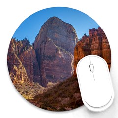 Zion National Park Round Mousepads by trendistuff