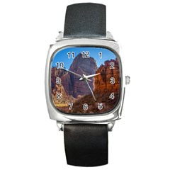 Zion National Park Square Metal Watches by trendistuff