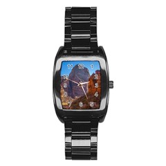 Zion National Park Stainless Steel Barrel Watch