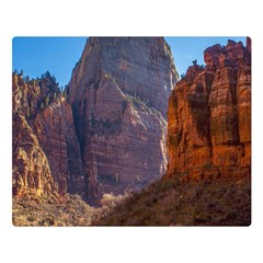 Zion National Park Double Sided Flano Blanket (large)  by trendistuff