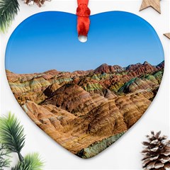 Zhangye Danxia Ornament (heart)  by trendistuff