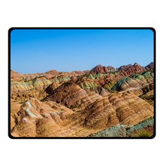 Zhangye Danxia Double Sided Fleece Blanket (small) 