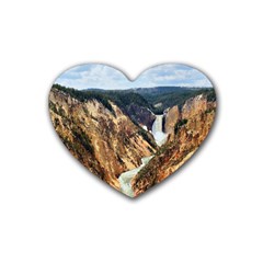 Yellowstone Gc Rubber Coaster (heart)  by trendistuff