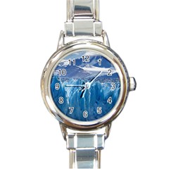 Upsala Glacier Round Italian Charm Watches by trendistuff