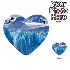 Upsala Glacier Playing Cards 54 (heart)  by trendistuff