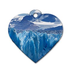 Upsala Glacier Dog Tag Heart (one Side) by trendistuff