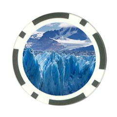 Upsala Glacier Poker Chip Card Guards (10 Pack)  by trendistuff