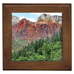 Upper Emerald Trail Framed Tiles by trendistuff