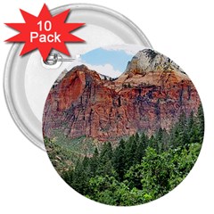 Upper Emerald Trail 3  Buttons (10 Pack)  by trendistuff