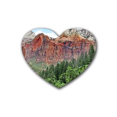 Upper Emerald Trail Heart Coaster (4 Pack)  by trendistuff