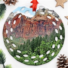 Upper Emerald Trail Ornament (round Filigree) 