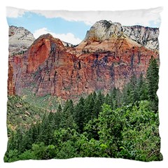 Upper Emerald Trail Standard Flano Cushion Cases (one Side)  by trendistuff