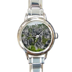 Stone Forest 1 Round Italian Charm Watches by trendistuff