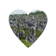 Stone Forest 1 Heart Magnet by trendistuff