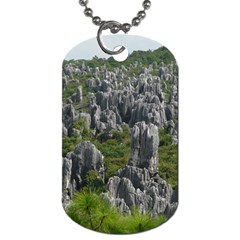 Stone Forest 1 Dog Tag (two Sides) by trendistuff