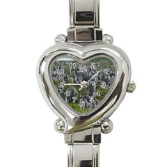 Stone Forest 1 Heart Italian Charm Watch by trendistuff