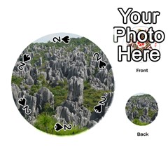 Stone Forest 1 Playing Cards 54 (round)  by trendistuff