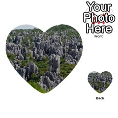 Stone Forest 1 Multi-purpose Cards (heart)  by trendistuff