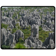 Stone Forest 1 Double Sided Fleece Blanket (medium) 