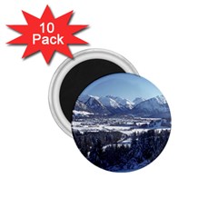 Snowy Mountains 1 75  Magnets (10 Pack)  by trendistuff