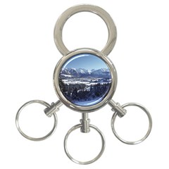 Snowy Mountains 3-ring Key Chains by trendistuff