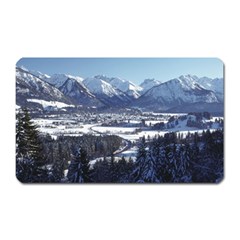 Snowy Mountains Magnet (rectangular) by trendistuff