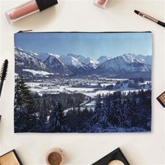 Snowy Mountains Cosmetic Bag (xl) by trendistuff