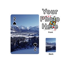 Snowy Mountains Playing Cards 54 (mini)  by trendistuff