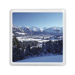 Snowy Mountains Memory Card Reader (square) 