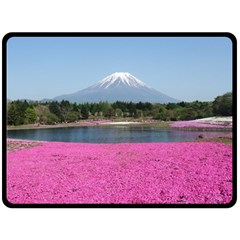 Shibazakura Fleece Blanket (large)  by trendistuff