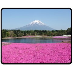 Shibazakura Fleece Blanket (medium)  by trendistuff