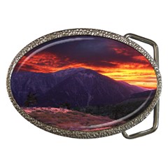 San Gabriel Mountain Sunset Belt Buckles by trendistuff