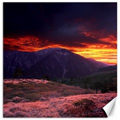 San Gabriel Mountain Sunset Canvas 20  X 20   by trendistuff