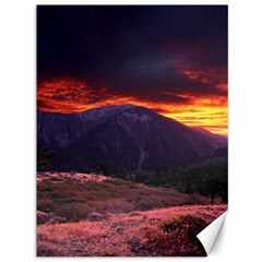 San Gabriel Mountain Sunset Canvas 36  X 48  