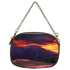 San Gabriel Mountain Sunset Chain Purses (two Sides)  by trendistuff