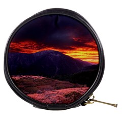 San Gabriel Mountain Sunset Mini Makeup Bags by trendistuff