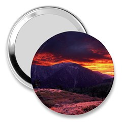 San Gabriel Mountain Sunset 3  Handbag Mirrors by trendistuff