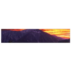 San Gabriel Mountain Sunset Flano Scarf (small)  by trendistuff