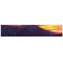 San Gabriel Mountain Sunset Flano Scarf (large)  by trendistuff