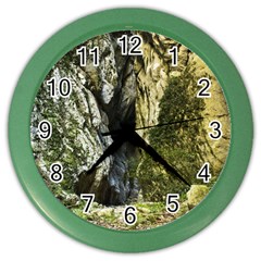 Mountain Path Color Wall Clocks by trendistuff