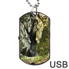 Mountain Path Dog Tag Usb Flash (one Side)