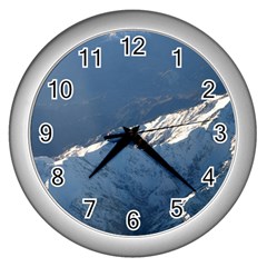 Mount Tapuaenuku Wall Clocks (silver)  by trendistuff