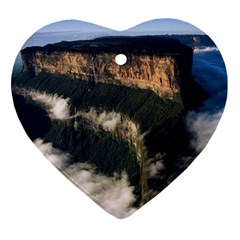 Mount Roraima 2 Heart Ornament (2 Sides) by trendistuff