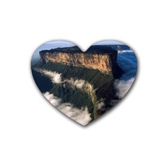 Mount Roraima 2 Rubber Coaster (heart)  by trendistuff