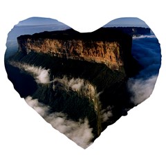 Mount Roraima 2 Large 19  Premium Flano Heart Shape Cushions