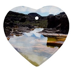 Mount Roraima 1 Heart Ornament (2 Sides) by trendistuff