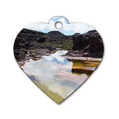 Mount Roraima 1 Dog Tag Heart (one Side) by trendistuff