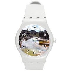 Mount Roraima 1 Round Plastic Sport Watch (m) by trendistuff