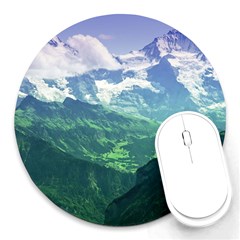 Laghi Di Fusine Round Mousepads by trendistuff