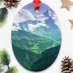 Laghi Di Fusine Ornament (oval)  by trendistuff